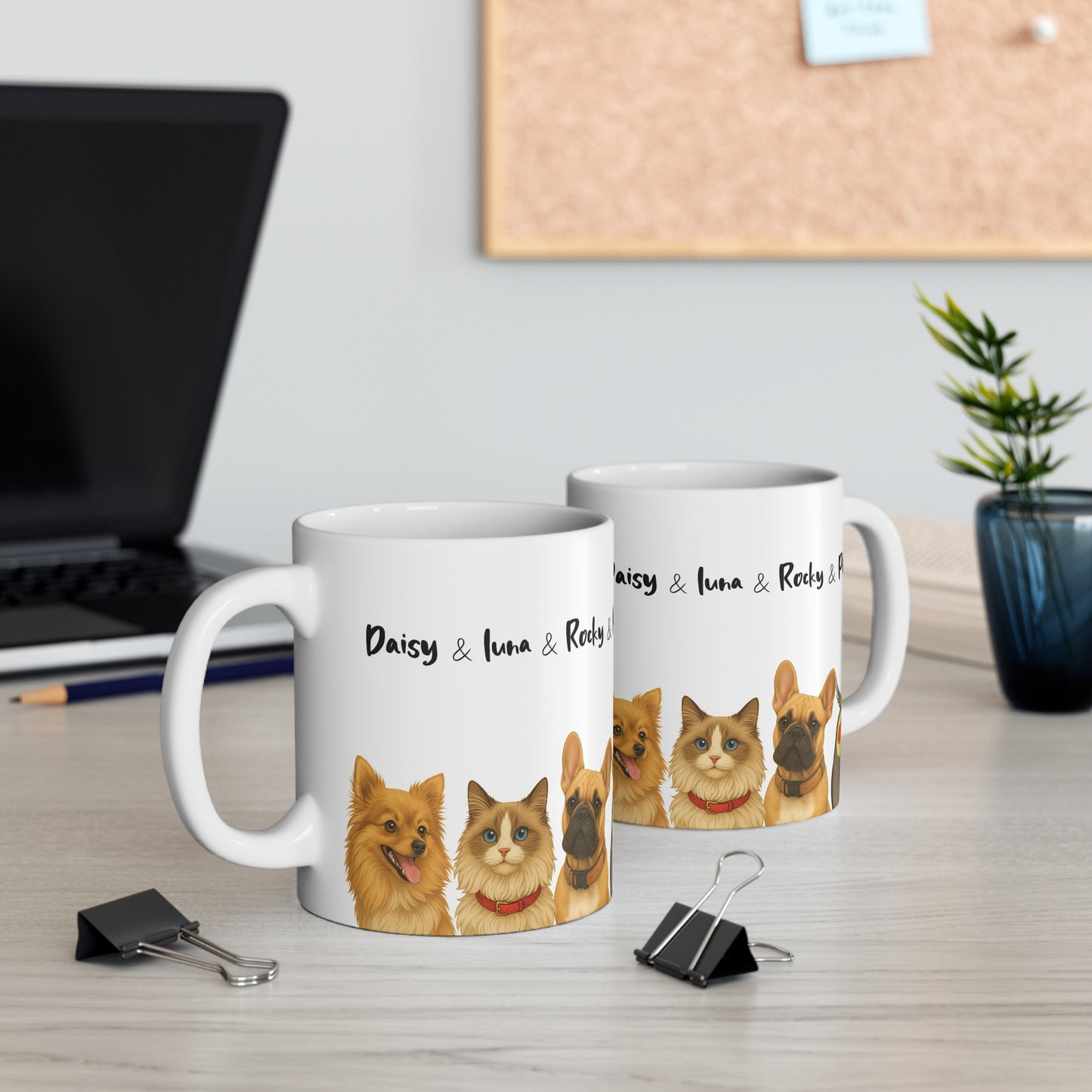 Four Pets Mug
