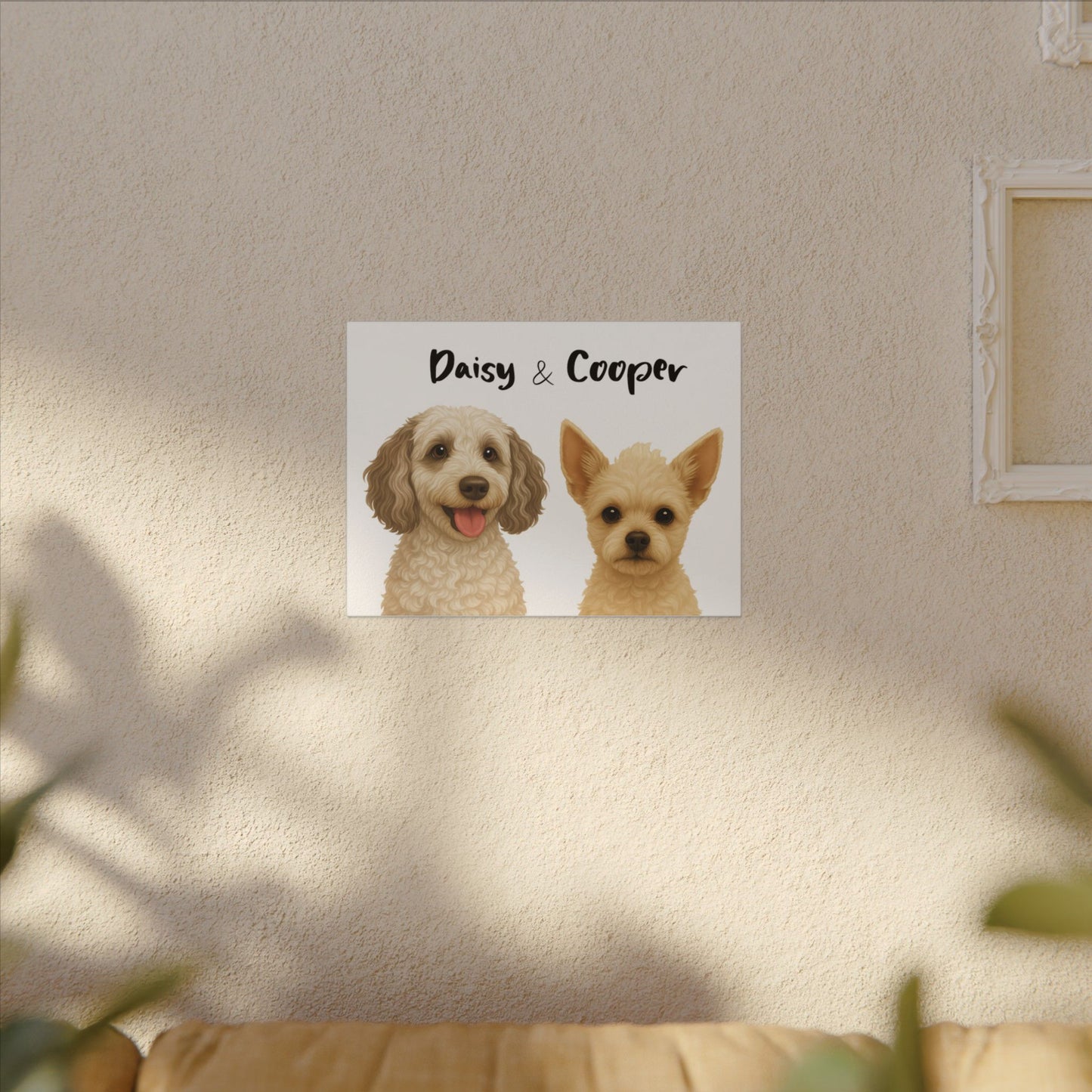 Two pets Pawtrait