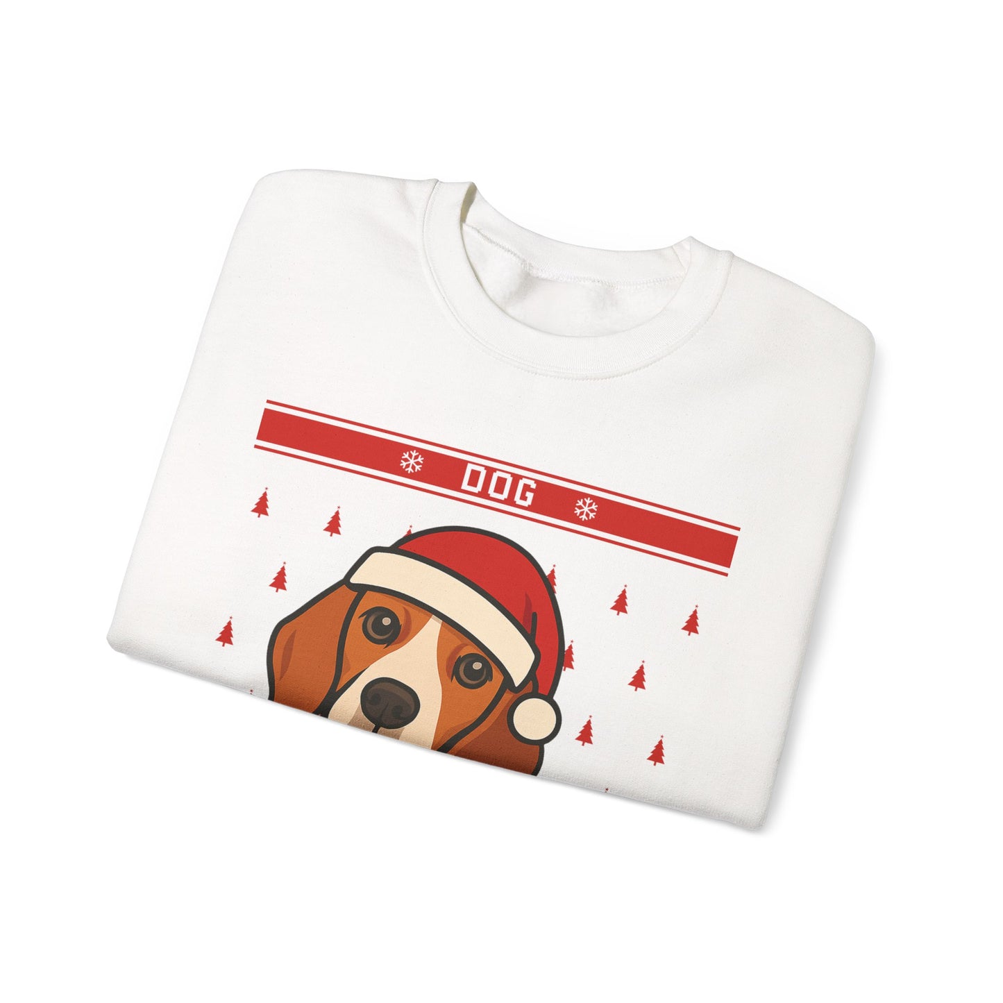 Custom Dog Mom Christmas Sweatshirt – Beagle Edition