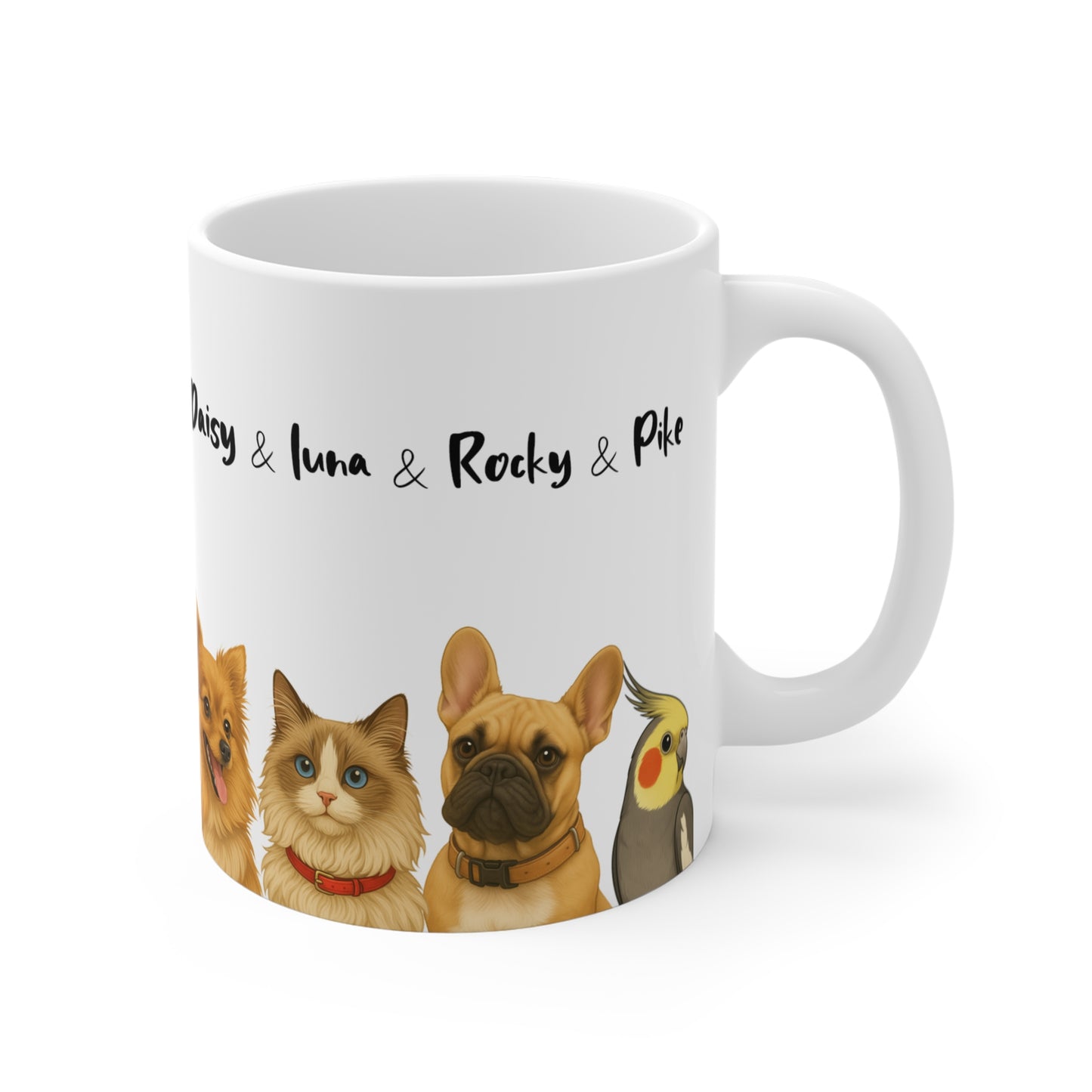 Four Pets Mug