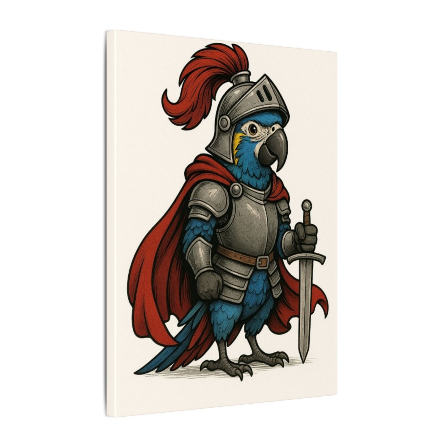 KnightMacaw™ Feathered Warrior