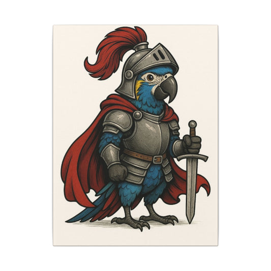 KnightMacaw™ Feathered Warrior