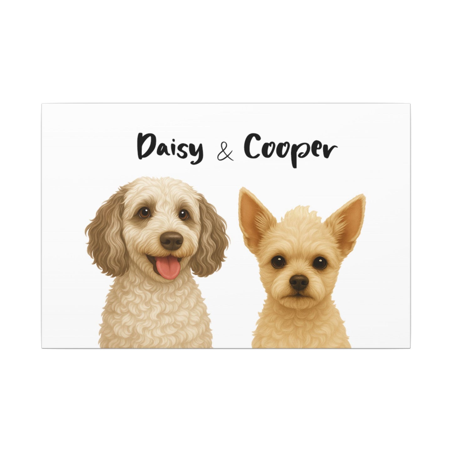 Two pets Pawtrait