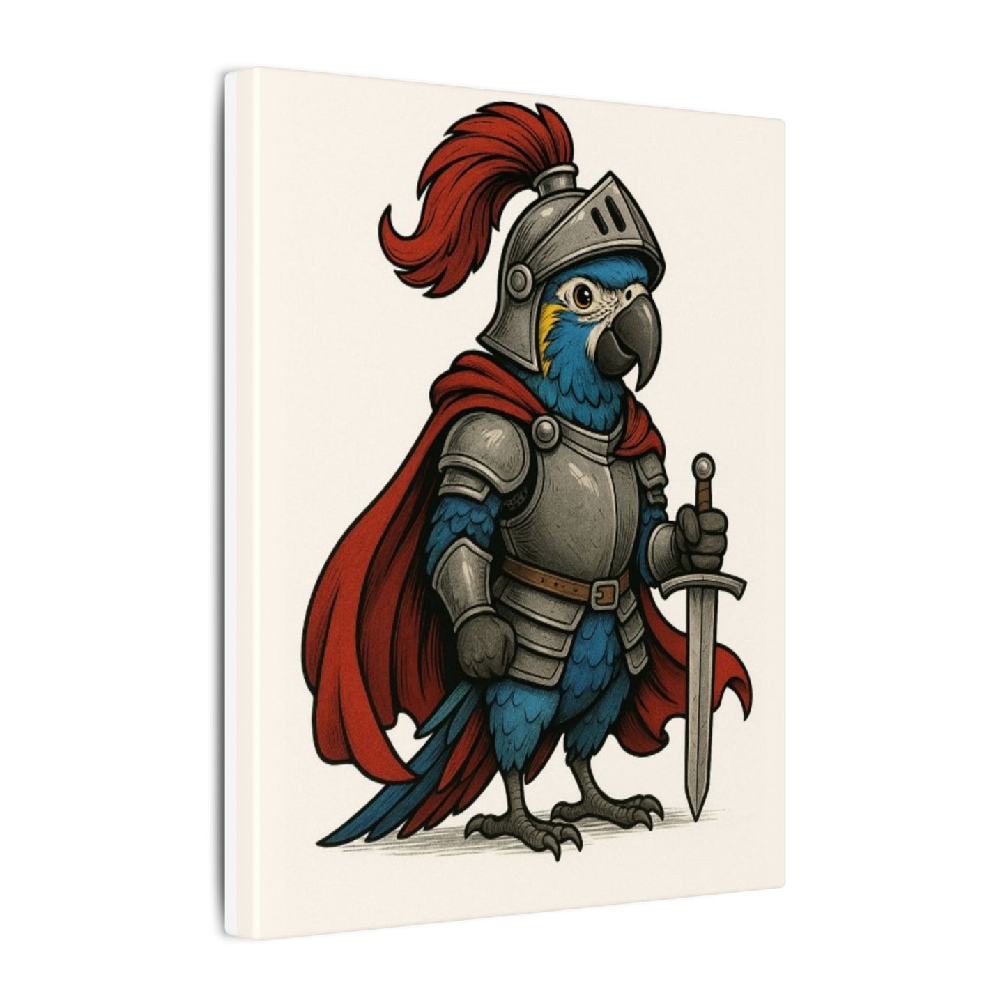 KnightMacaw™ Feathered Warrior