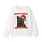 Custom Festive Cat Mom Sweatshirt