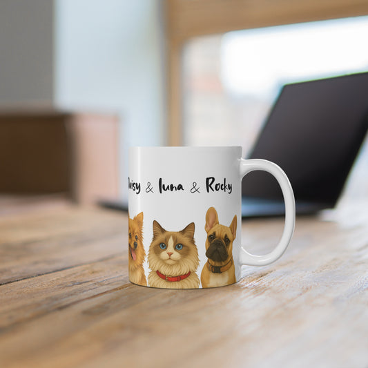 Three Pets Mug