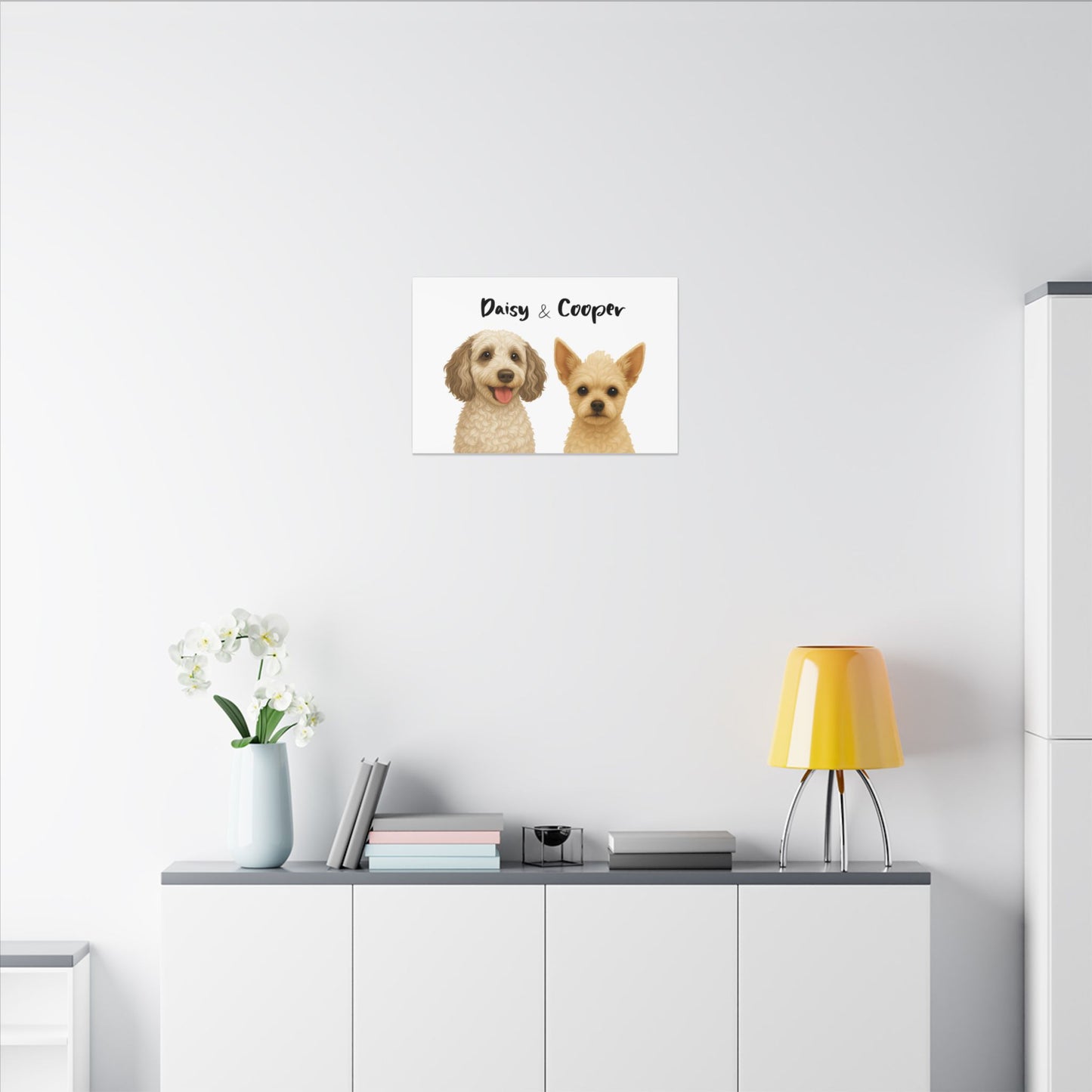 Two pets Pawtrait